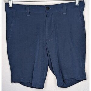 BANANA REPUBLIC Mens Blue Flat Front Shorts Size 34 (33x8.5) (934)
